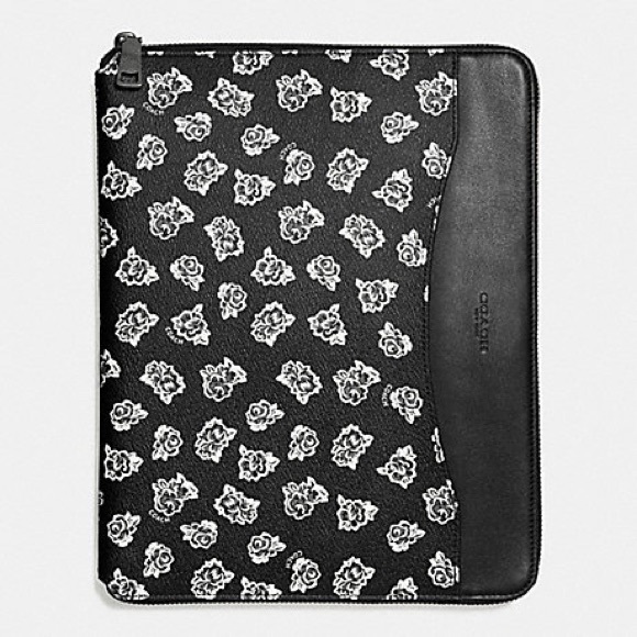 Coach Tech Case in Floral Print Canvas - Picture 2 of 7